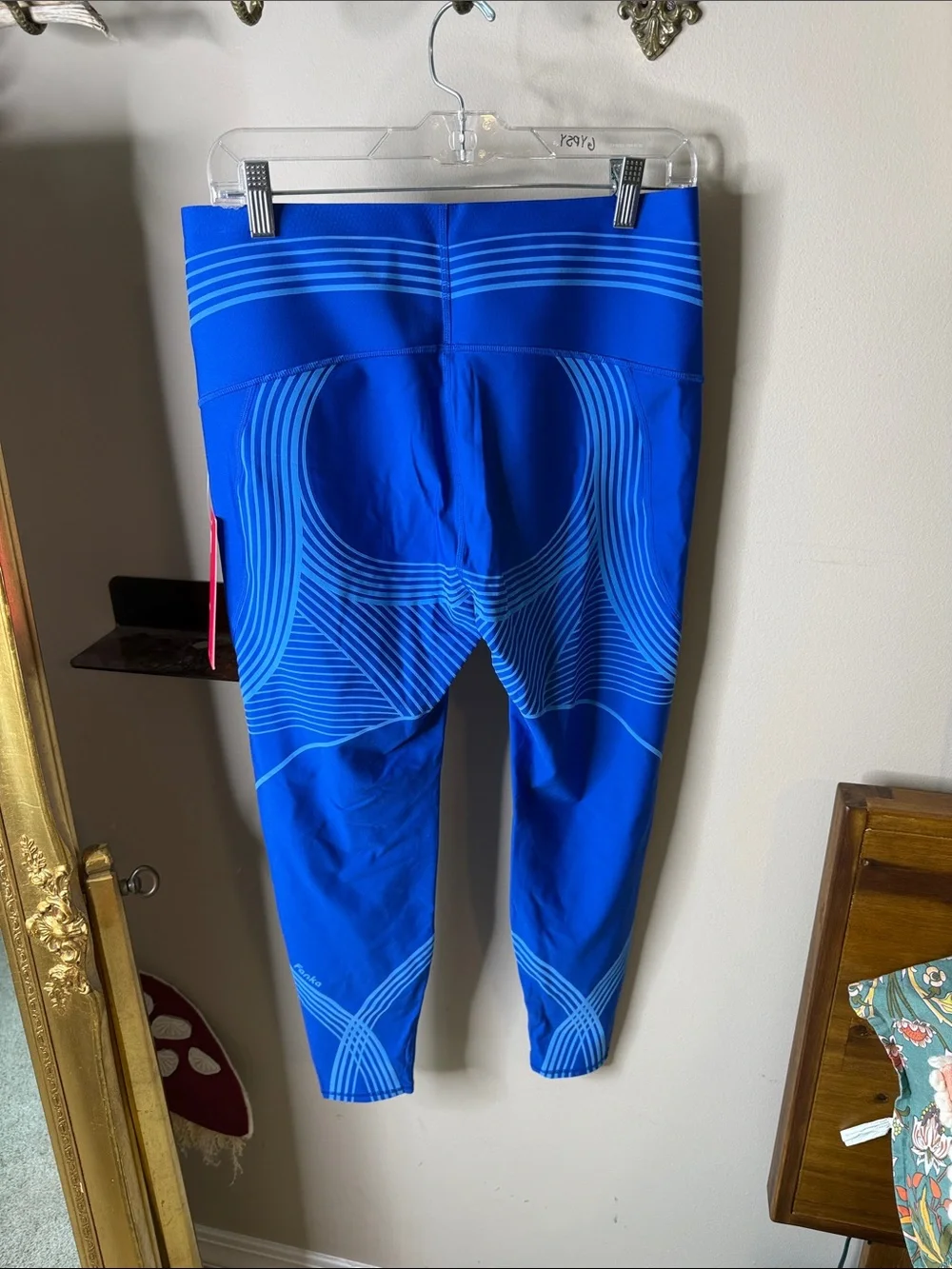 Fanka Body Sculpt Leggings 2.0 Cosmic Blue NWT Sz 14